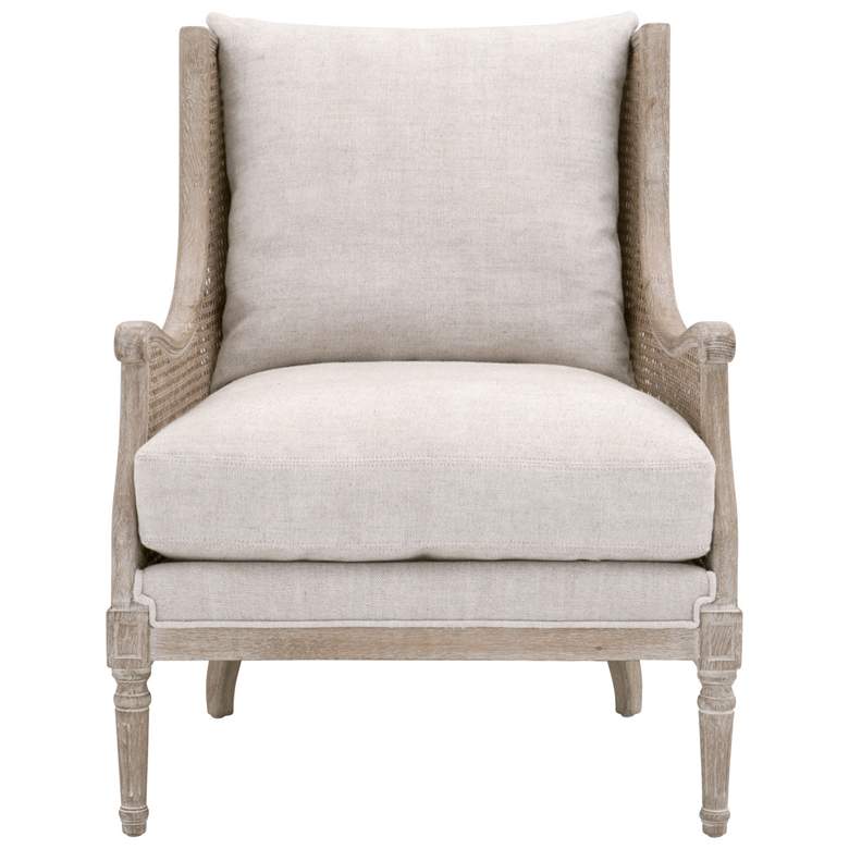 Image 1 Churchill Club Chair, Bisque, Natural Gray Birch