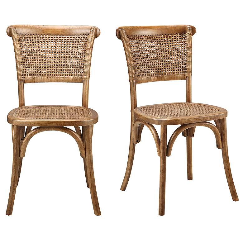 Image 1 Churchill Dining Chair Light Brown - Set Of Two