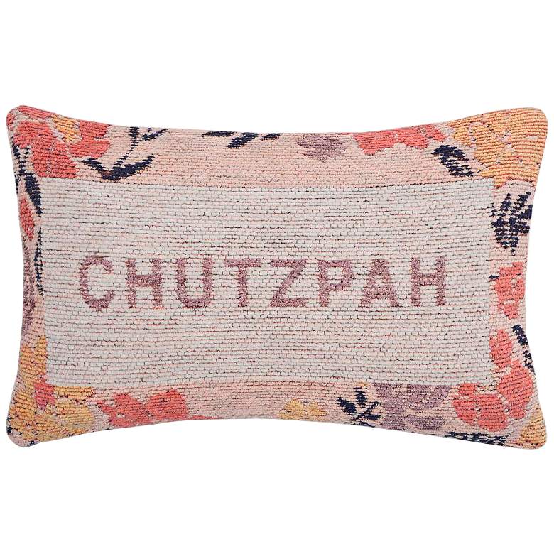 Image 1 Chutzpah Jacquard Woven 15" x 9" Decorative Pillow
