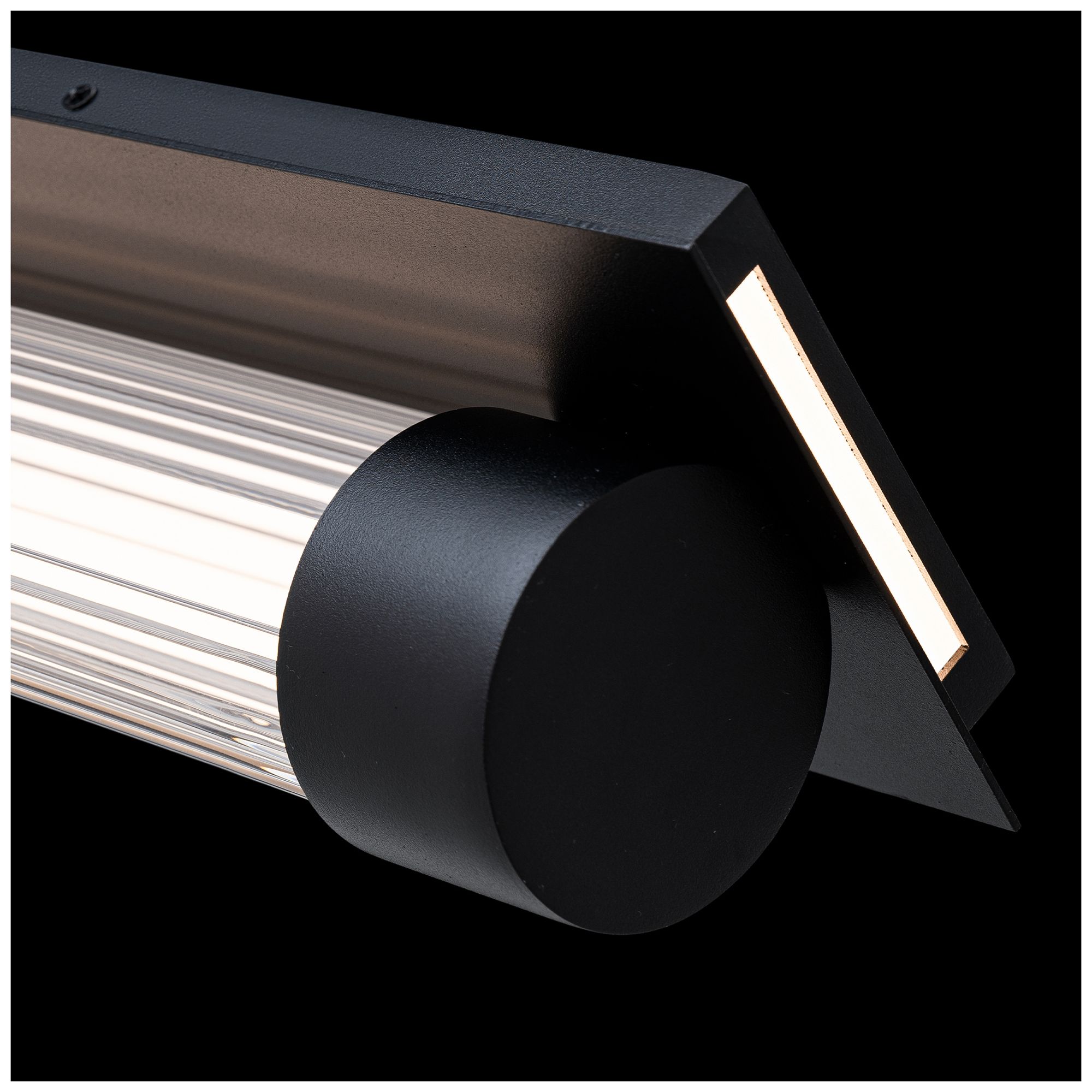 Image 3 Chyzel 26"H x 5.4"W 1-Light Outdoor Wall Light in Black more views