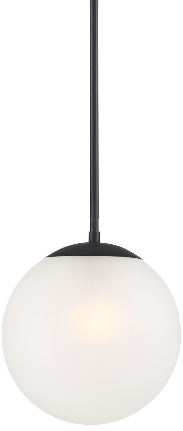 frosted globe pendant light