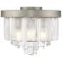 Ciara 13" Wide Peruvian Silver Ceiling Light