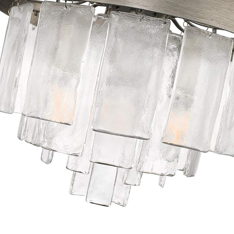 Image 3 Ciara 13" Wide Peruvian Silver Ceiling Light more views