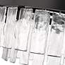 6_Ciara 27" Wide Chandelier in Matte Black with Hammered Water Glass more views
