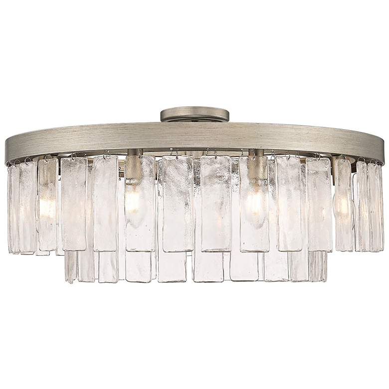 Image 2 Ciara 27" Wide Peruvian Silver 9-Light Ceiling Light more views