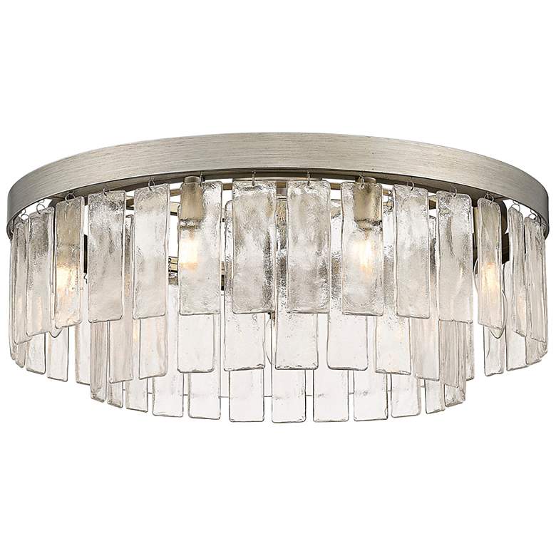 Image 4 Ciara 27" Wide Peruvian Silver 9-Light Ceiling Light more views