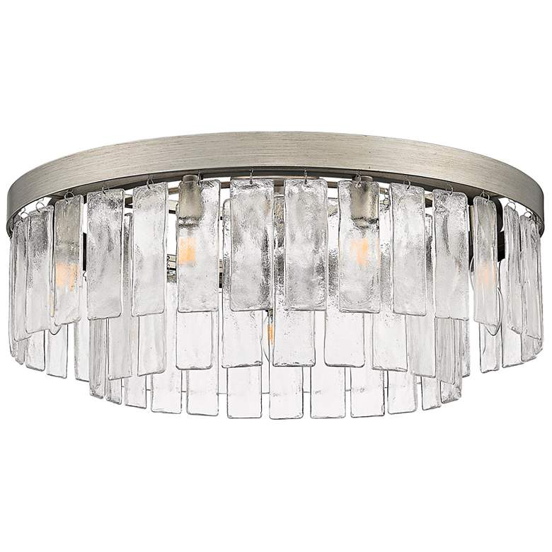 Image 5 Ciara 27" Wide Peruvian Silver 9-Light Ceiling Light more views