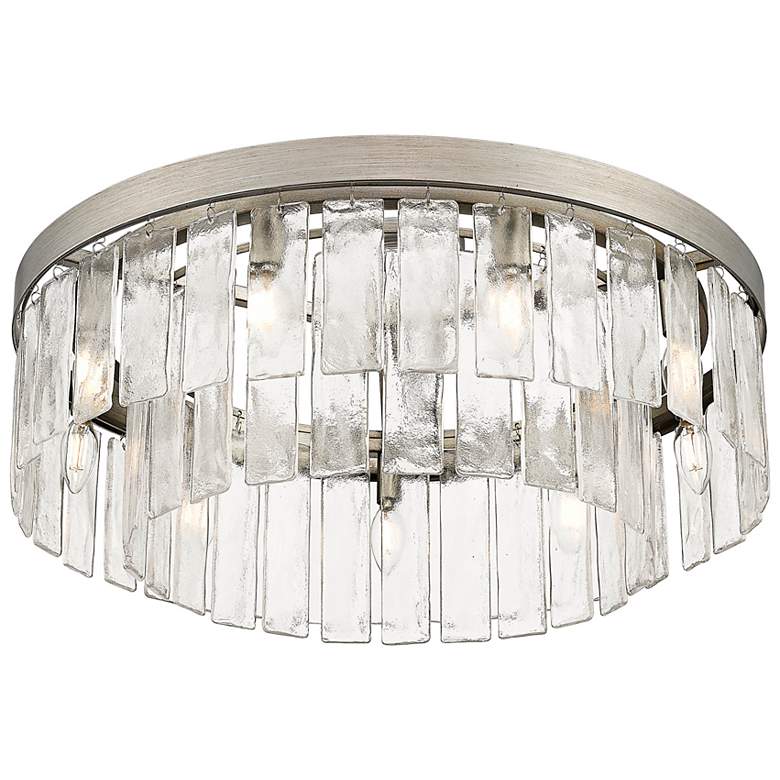 Image 6 Ciara 27" Wide Peruvian Silver 9-Light Ceiling Light more views