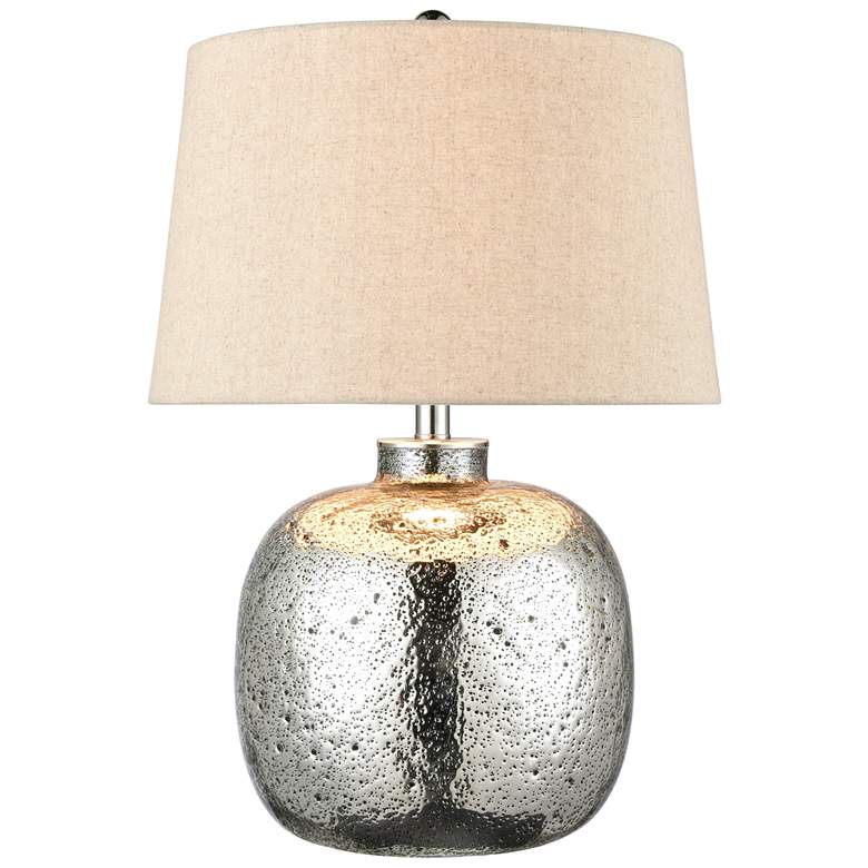 Image 1 Cicely 24" High 1-Light Table Lamp - Silver Mercury