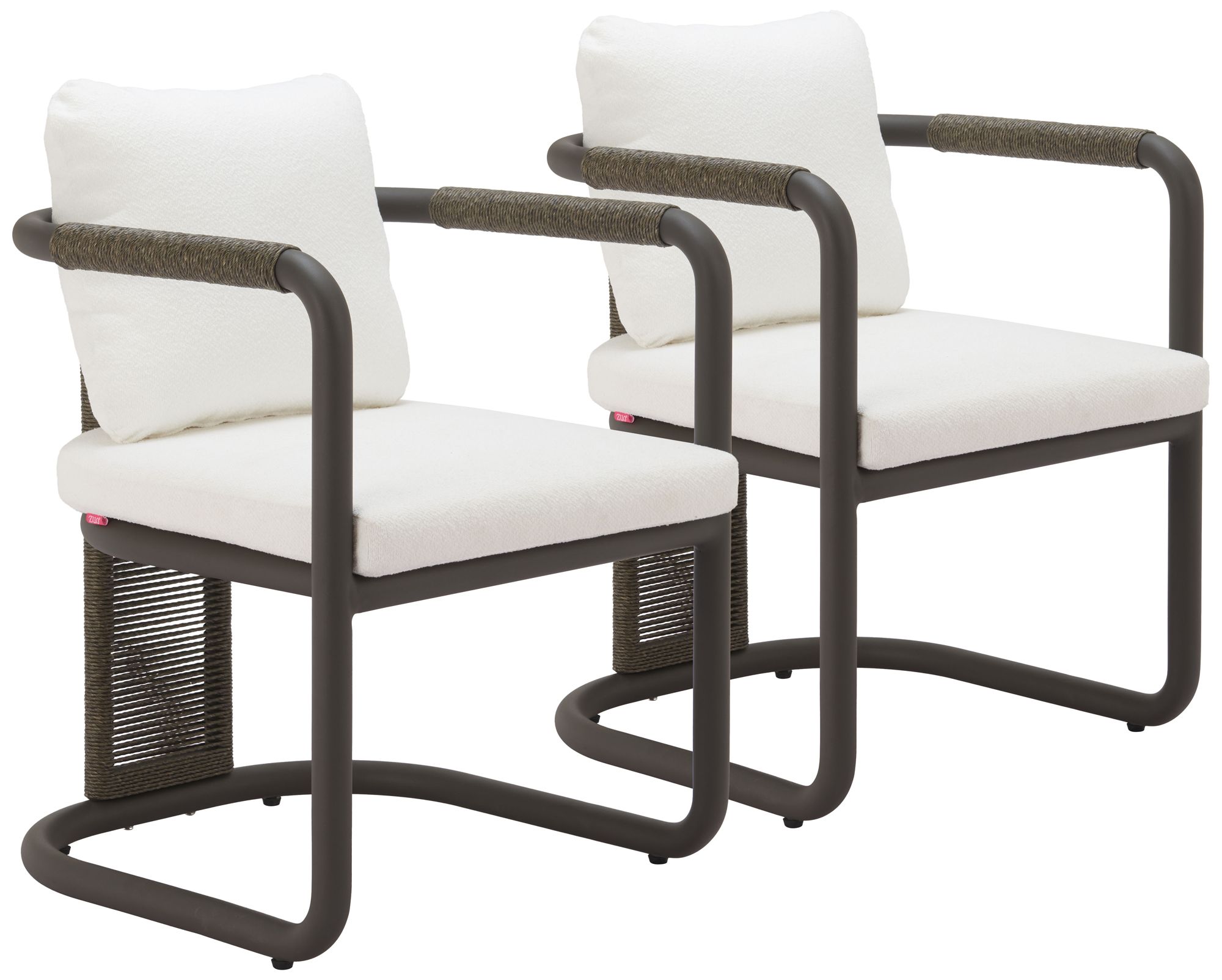 Image 2 Ciel Dining Chair Ivory Set of 2