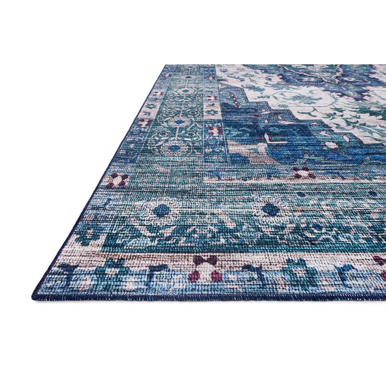 Cielo CIE-01 5&#39;x7&#39;6&quot; Ivory Turquoise Rectangular Area Rug more views