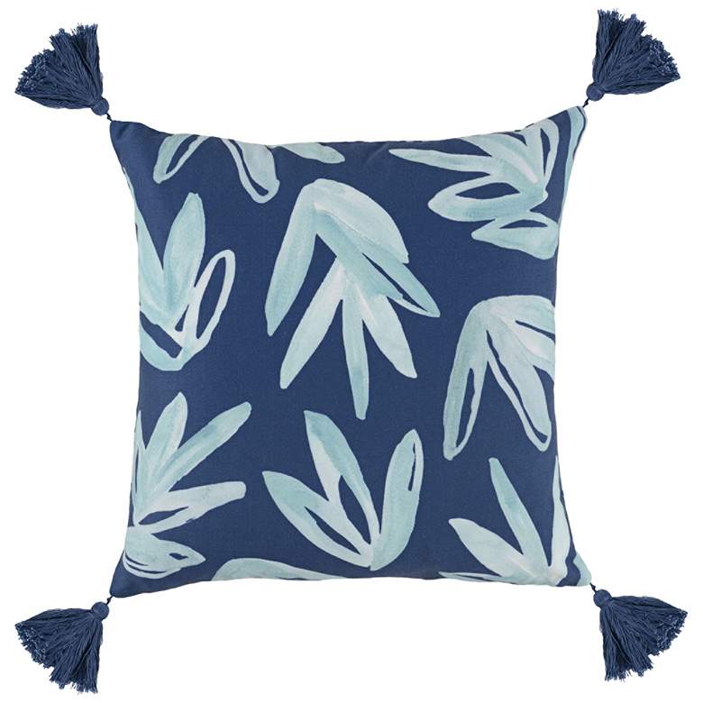 Image 1 Cielo Pacific Blue Multi-Color 18 inch Square Decorative Pillow