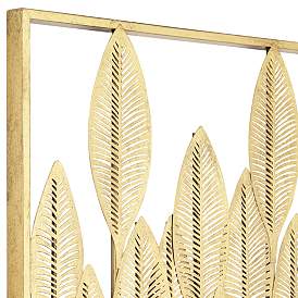 Image3 of Ciera 28" High Matte Gold Framed Wall Art more views