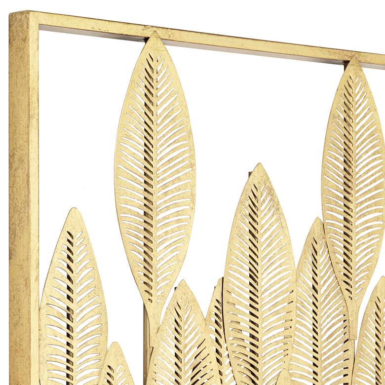 Image 3 Ciera 28" High Matte Gold Framed Wall Art more views