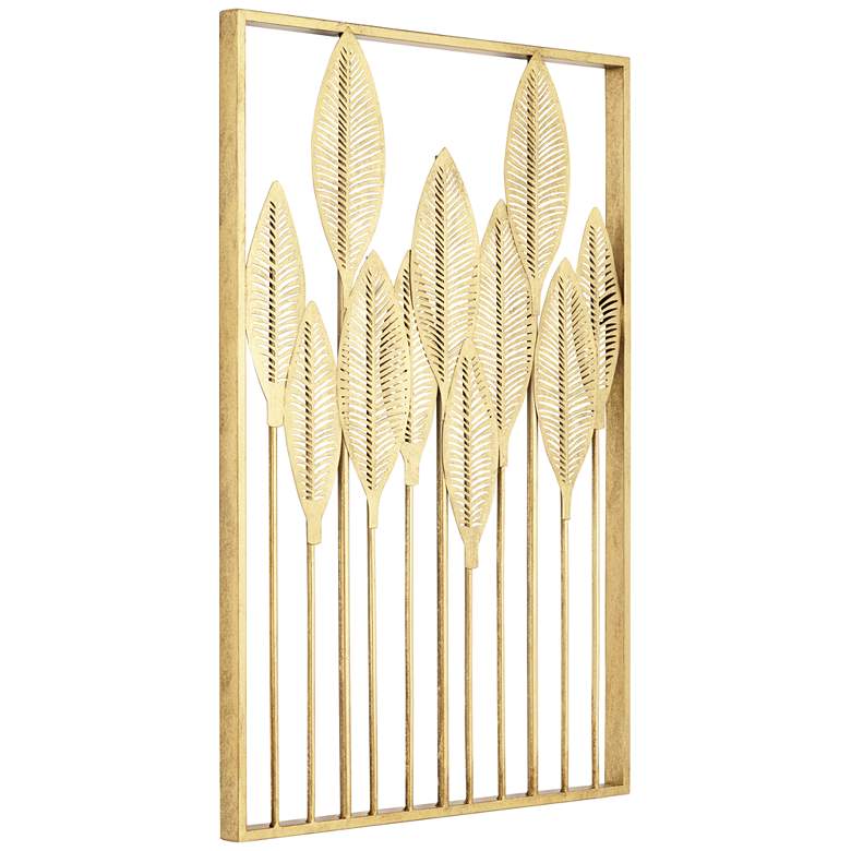 Image 5 Ciera 28" High Matte Gold Framed Wall Art more views