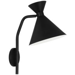 Cinch 18.25" High Black Wall Sconce