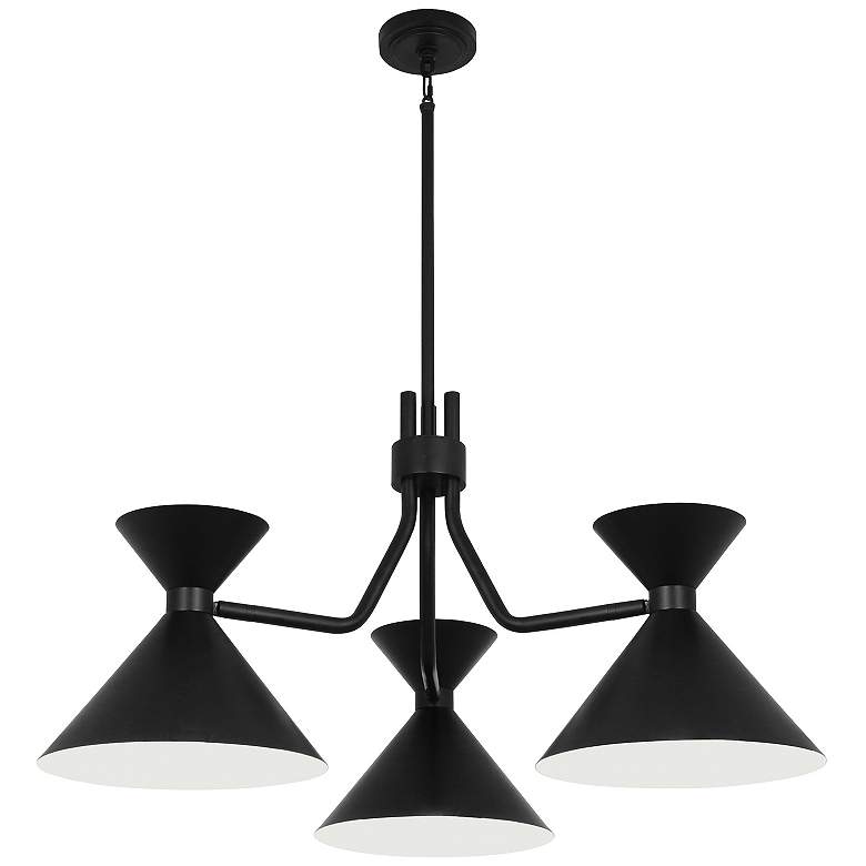 Image 1 Cinch 36" Wide Black Chandelier