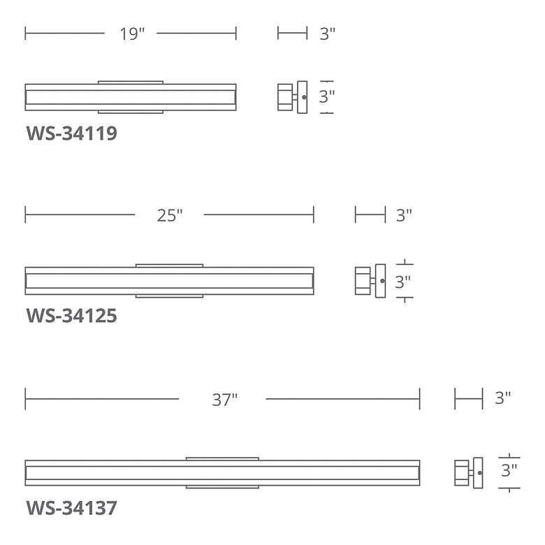 Image 6 Cinch LED 3-CCT Bathroom Vanity or Wall Light more views
