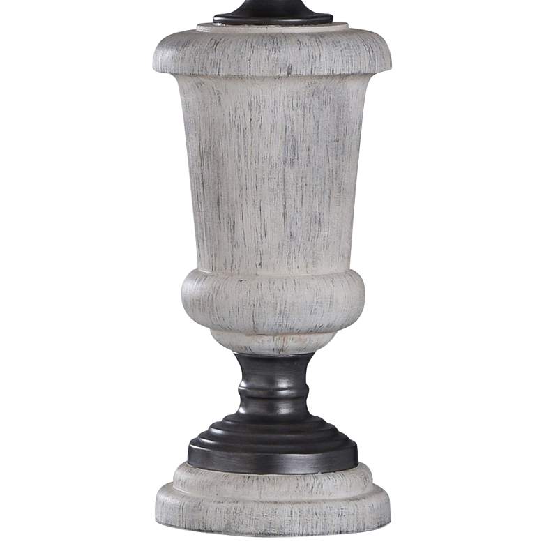 Image 3 Cinder Ford Light Gray Stone and Gun Metal Cup Table Lamp more views