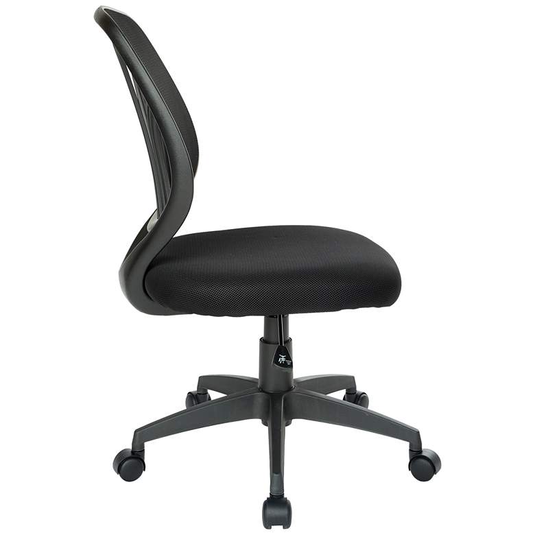 Image 6 Cindra Black Mesh Adjustable Swivel Task Ventilated Chair more views