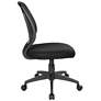 Cindra Black Mesh Adjustable Swivel Task Ventilated Chair