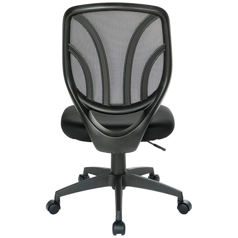 Image 7 Cindra Black Mesh Adjustable Swivel Task Ventilated Chair more views