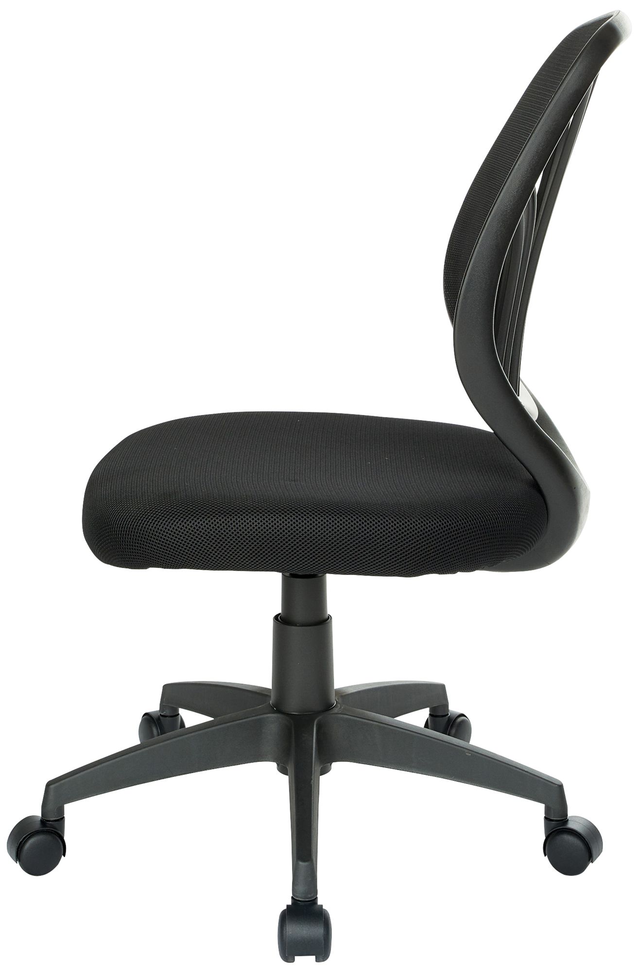 Cindra Black Mesh Adjustable Swivel Task Ventilated Chair