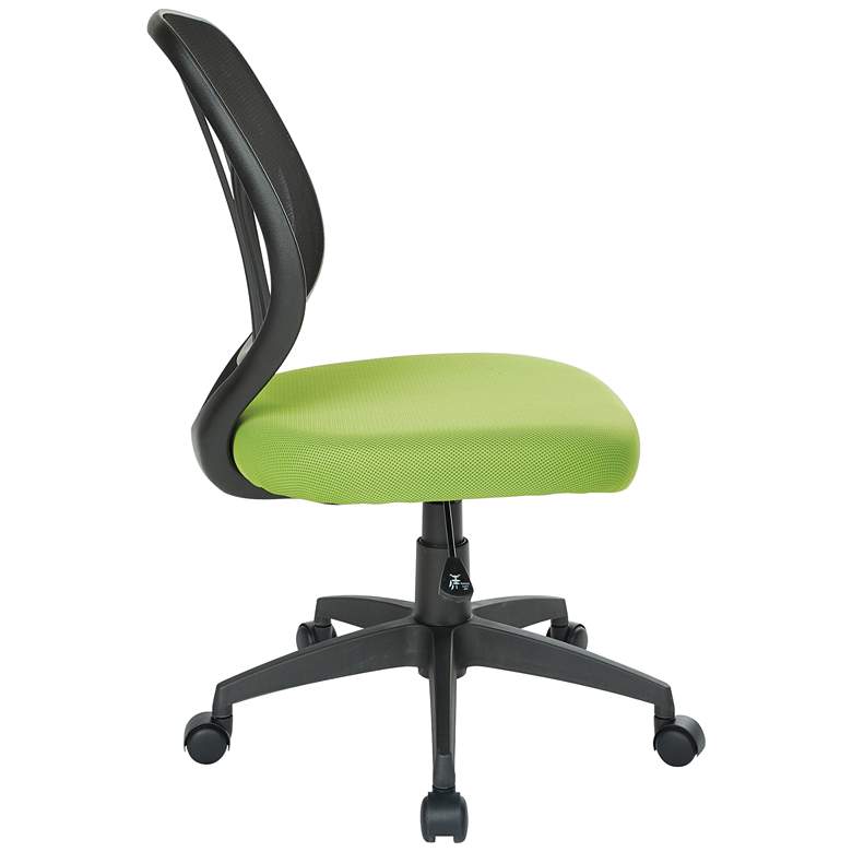 Image 6 Cindra Green Mesh Adjustable Swivel Task Ventilated Chair more views