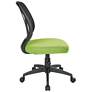 Cindra Green Mesh Adjustable Swivel Task Ventilated Chair