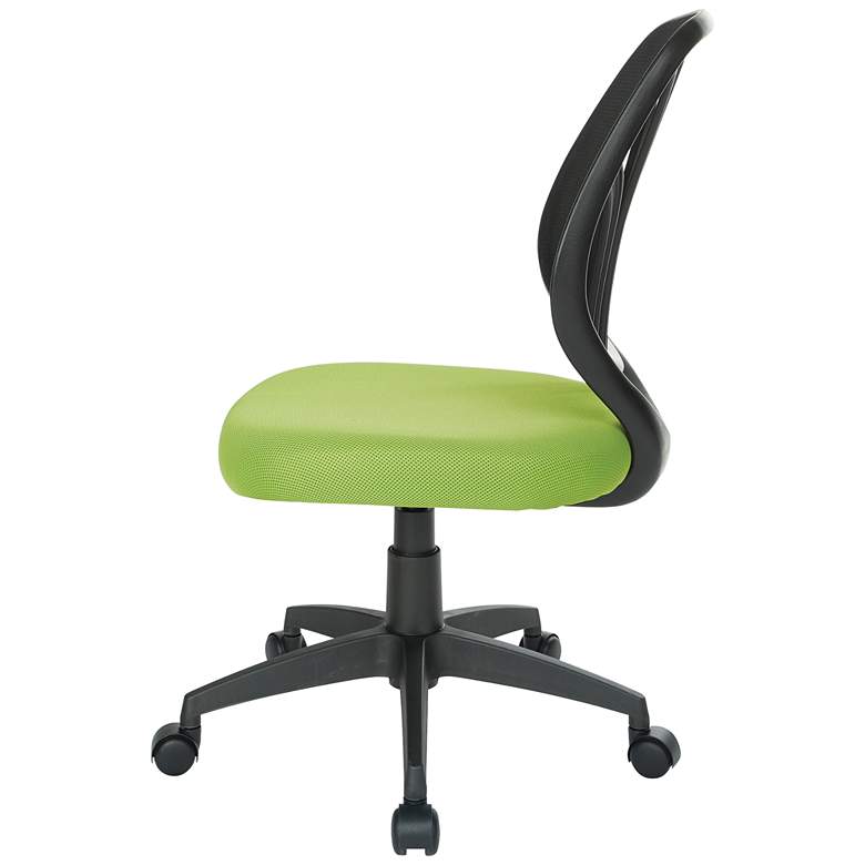Image 7 Cindra Green Mesh Adjustable Swivel Task Ventilated Chair more views