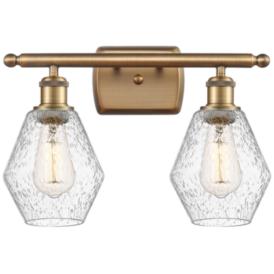 Cindyrella 10 1/4" High Brushed Brass 2-Light Wall Sconce Cindyrella 10 1/4" High Brushed Brass 2-Light Wall Sconce