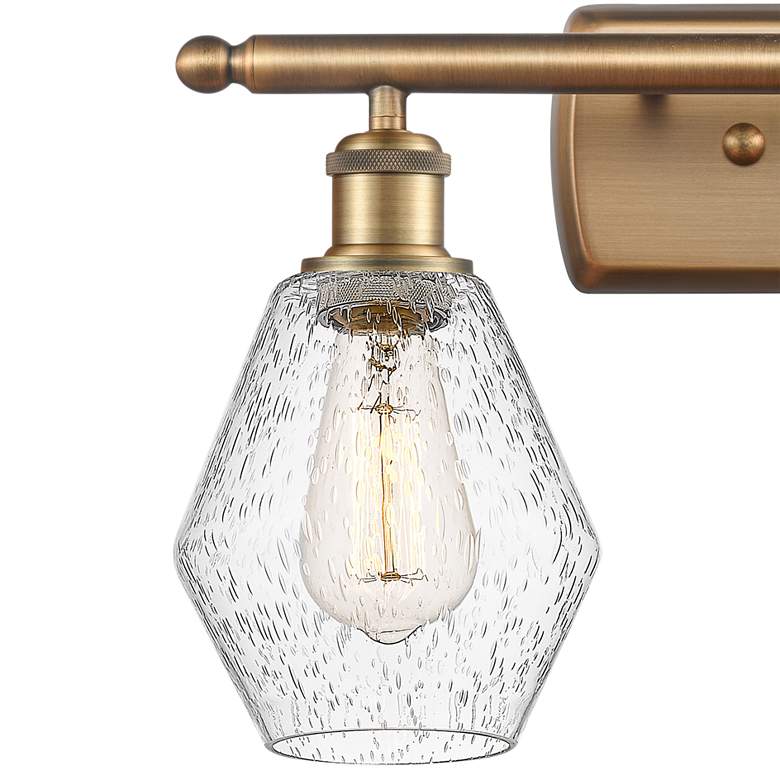 Image 2 Cindyrella 10 1/4" High Brushed Brass 2-Light Wall Sconce more views