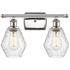 Cindyrella 10 1/4" High Polished Nickel 2-Light Wall Sconce Cindyrella 10 1/4" High Polished Nickel 2-Light Wall Sconce