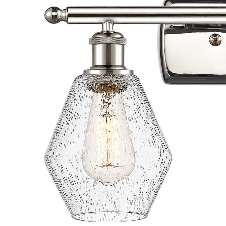 Image 2 Cindyrella 10 1/4" High Polished Nickel 2-Light Wall Sconce more views