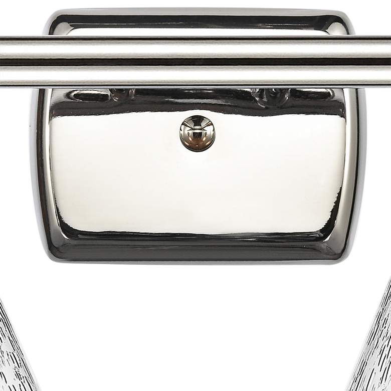 Image 3 Cindyrella 10 1/4" High Polished Nickel 2-Light Wall Sconce more views