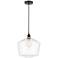 Cindyrella 12" Oil Rubbed Bronze Mini Pendant w/ Clear Shade