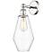Cindyrella 16 1/4" High Polished Nickel Wall Sconce w/ Clear
