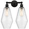 Cindyrella 16"W 2 Light Oil Rubbed Bronze Bath Vanity Light w/ Seedy S