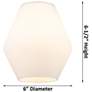 5_Cindyrella 24" 3-Light Brushed Satin Nickel Bath Light w/ Seedy Shade more views