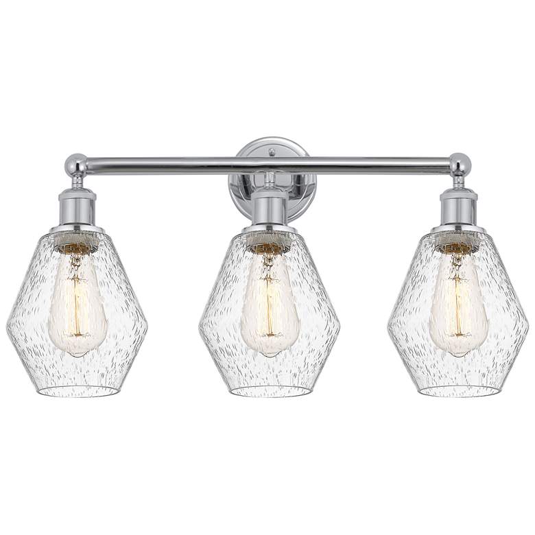 Image 1 Cindyrella 24" 3-Light Polished Chrome Bath Light w/ Seedy Shade