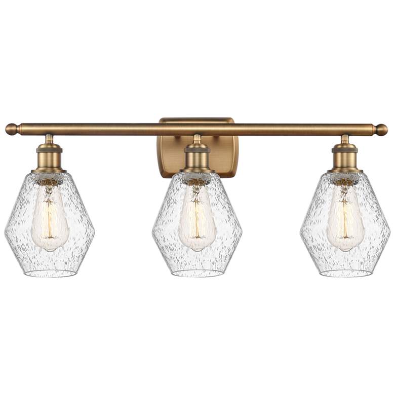 Image 1 Cindyrella 26" Wide Brushed Brass 3-Light Bath Vanity Light