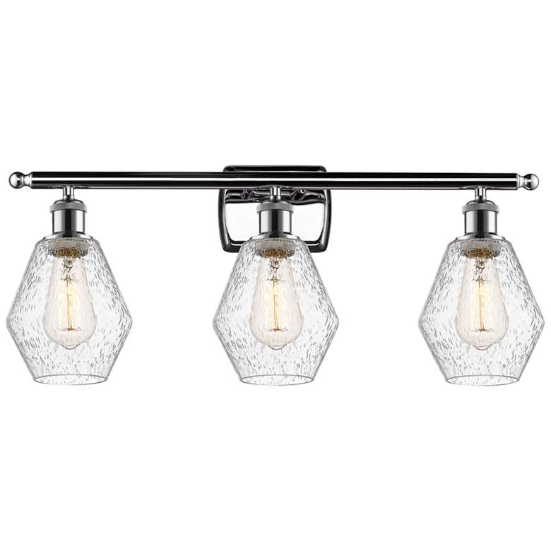 Image 1 Cindyrella 26"W Polished Chrome 3-Light Bath Vanity Light