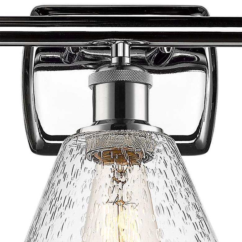 Image 3 Cindyrella 26"W Polished Chrome 3-Light Bath Vanity Light more views