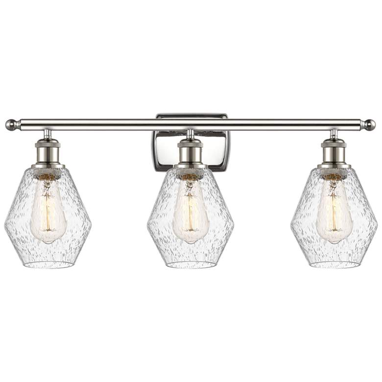 Image 1 Cindyrella 26"W Polished Nickel 3-Light Bath Vanity Light