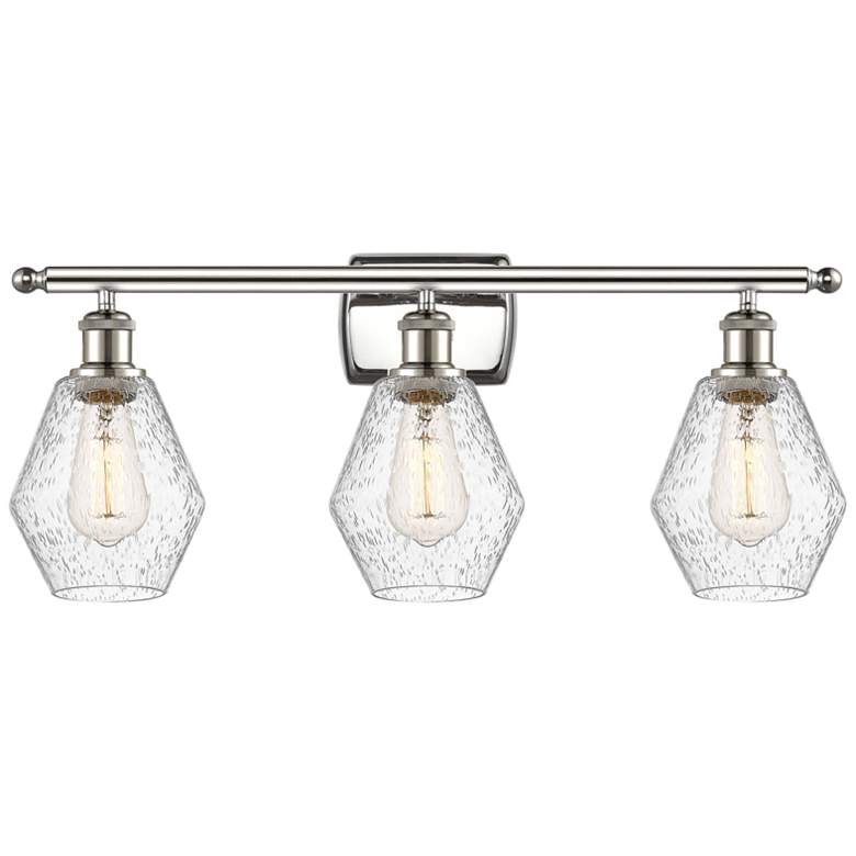 Image 1 Cindyrella 26 inchW Polished Nickel 3-Light Bath Vanity Light