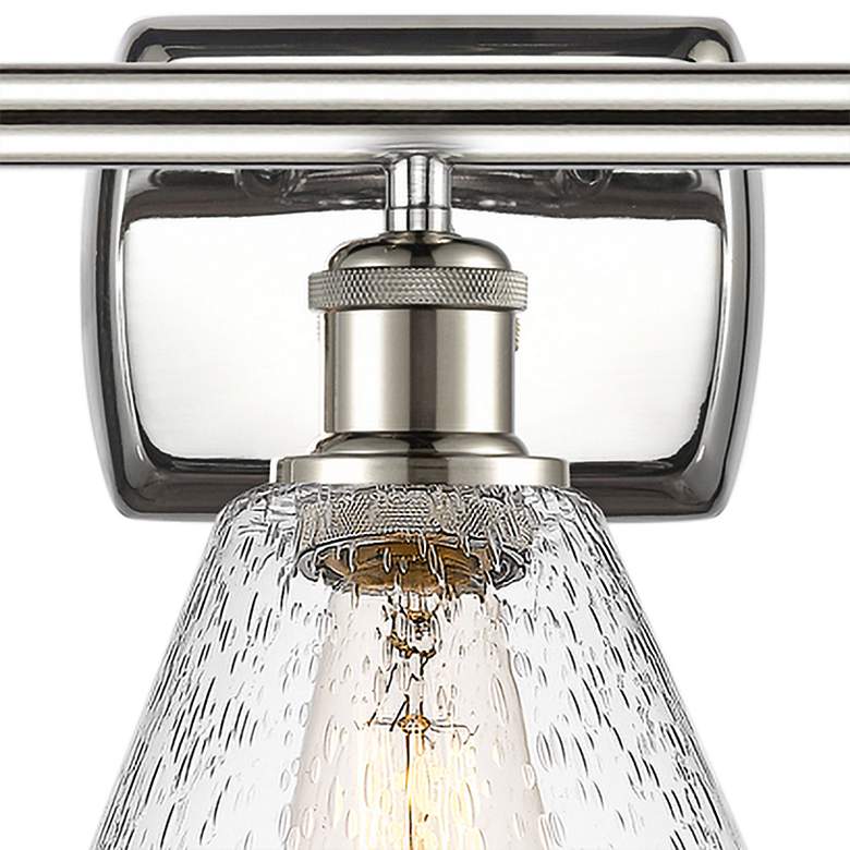 Image 3 Cindyrella 26 inchW Polished Nickel 3-Light Bath Vanity Light more views