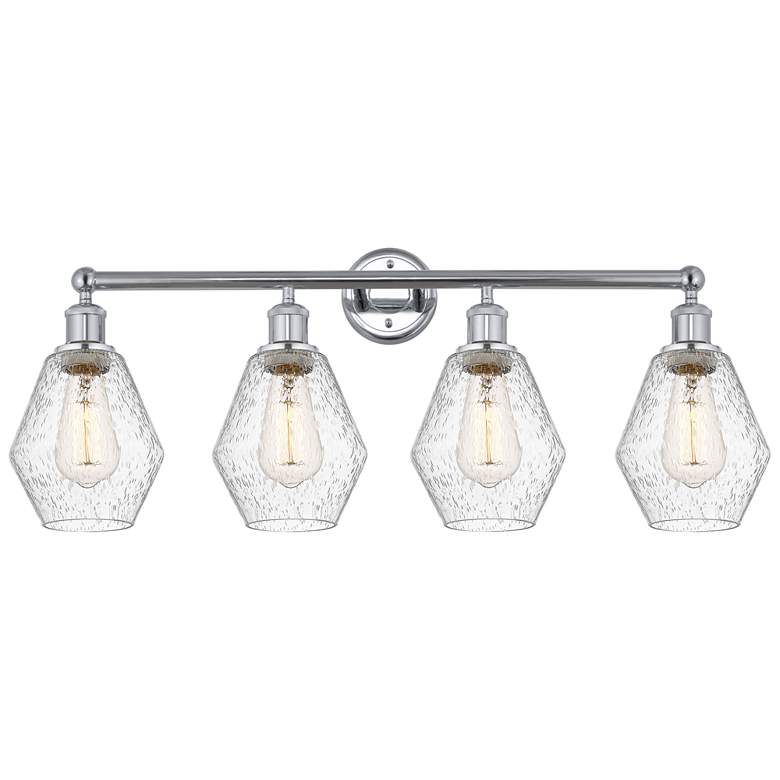 Image 1 Cindyrella 33" 4-Light Polished Chrome Bath Light w/ Seedy Shade
