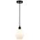 Cindyrella 6" Oil Rubbed Bronze Mini Pendant w/ Cased Matte White Shad