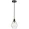 Cindyrella 6" Oil Rubbed Bronze Mini Pendant w/ Seedy Shade