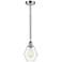 Cindyrella 6" Polished Chrome Mini Pendant w/ Clear Shade